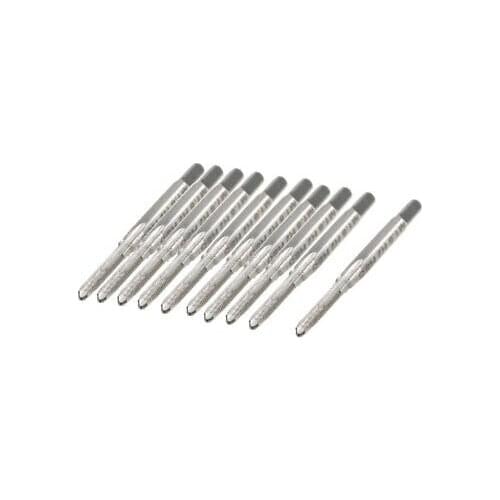 1.8mm Dia 3 Flutes HSS Screw Thread Taper Tap 10 Pcs