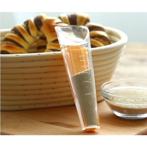 1PC Yeast Measuring Cup With Sealing Clip Clamp Meter Device Accuracy Cake Bread Baking Kitchen Tools LB 130