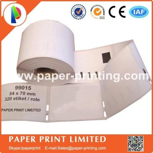 200 x rolls dymo compatible labels 99015 CD DVD rotoli etichette disk address label 54x70mm labelwriter 450 turbo