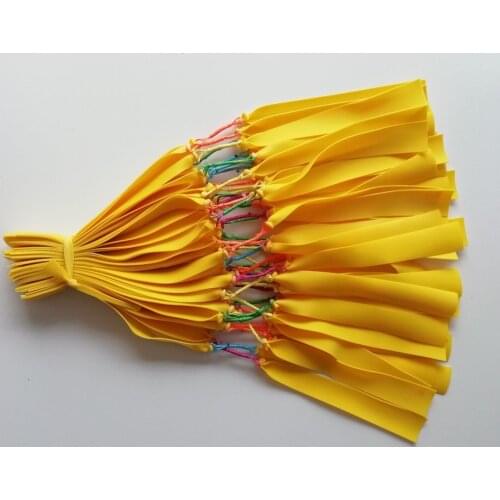 5pcs Flat Fishing Sling Rubber Band Used For Catching Fishing Slingshot Latex Rubber For Outdoor Hunting Slingshot Rubber Tube