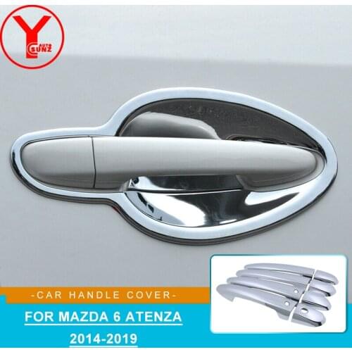 ABS Chromium Door Handle Cover Trim Car Accessories For Mazda 6 Atenza GJ GL 2013 2014 2015 2016 2017 2018 2019 YCSUNZ