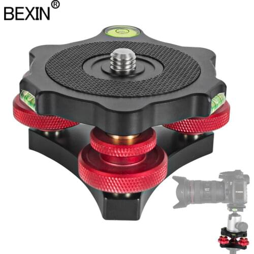 Photography accessories camera adjustment level tripod mount adapter balanced shooting quick release clamp for dslr camera
