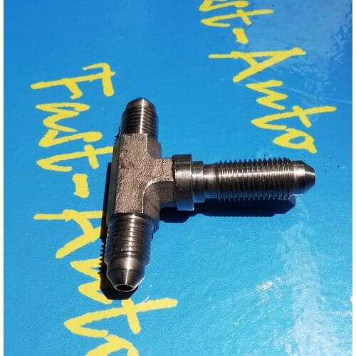 AN -3 (AN3 3AN) Stainless steel TEE Bulkhead hose Fitting an3 tee bulkhead brake hose fitting
