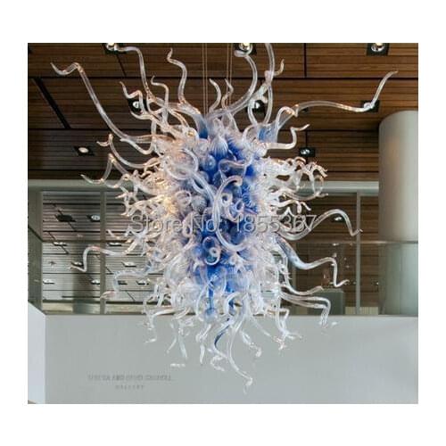 Free Shipping LED Bulbs Mini Style Hand Blown Art Glass Chandelier Ceiling