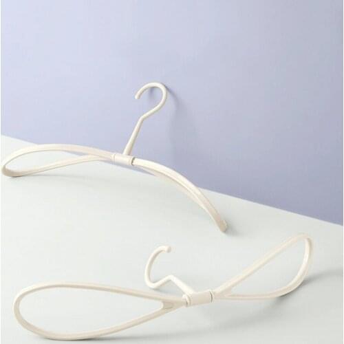 New Design 8-shape Quick Drying Heavy Duty Clothes Hangers with 360° Swivel Hooks for Coat,Suit,Shirt,Jeans,Scarf,Towel,Gray