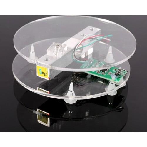 Digital Load Cell Weight Sensor HX711 AD Converter Breakout Module 5KG Portable Electronic Kitchen Scale for Scale