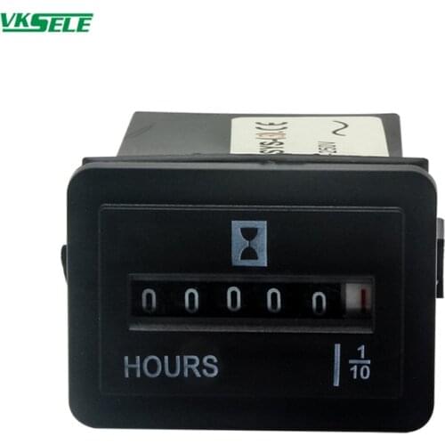 SYS-3 6 digital Mechanical Hour Meter Timer counter