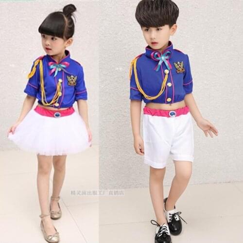 Children jazz dance performances kindergarten street dance performances men and women rhythmic dance costumes TB7149