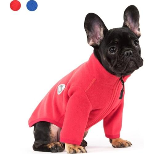 Fleece Pet Dog Coat Winter Cat Dog Clothes Jacket For Dogs Costume Small Medium Dogs Puppy Outfit XS-3XL Pet Apparel Pug Bulldog