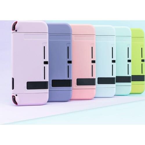 Geekshare Nintendo Switch Case Solid Joy Con Controller Housing Protective Cases 5 Piece PC Full Cover Shell For NS Accessories