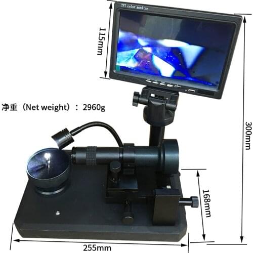 Gia report number checking Diamond testing loupe magnifier reading glass Diamond waist mirror video microscope