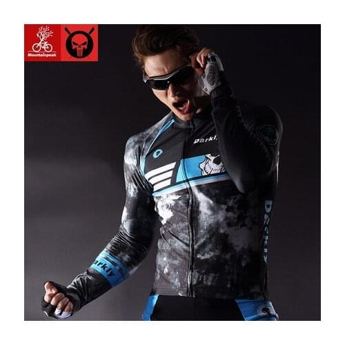 MTP Cycling tops spring and summer dark long-sleeved Jersey suits men and women bicycle wear cycling pants trousers sunscreen