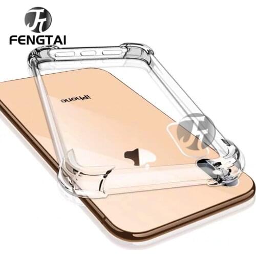 Shockproof Silicone Clear Phone Case For iPhone 11 7 XR Case Soft Back Cover For iPhone 11 12 Pro XS Max X 8 7 6 6sPlus 5SE Case