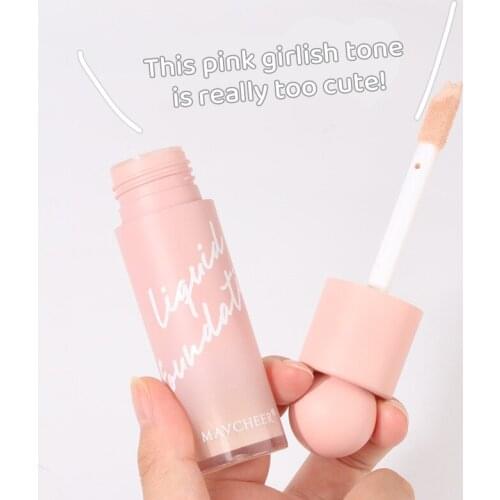 Light Translucent Soft Light Liquid Foundation Repairing Holding Makeup Brightening Skin Tone Waterproof Foundation QBMY