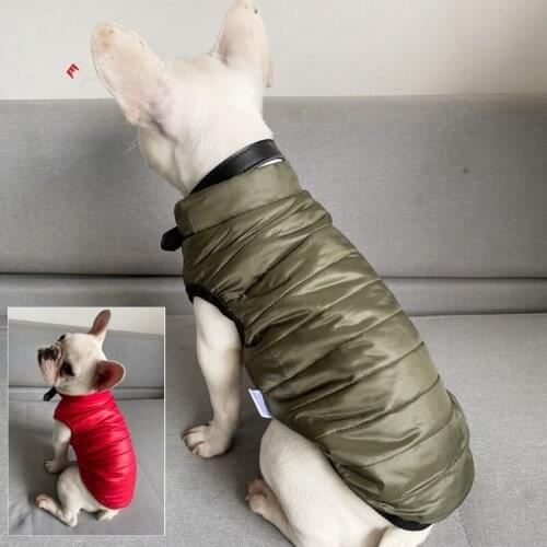 Light Warm Winter Dog Down Jacket for Small Puppy Dogs Clothing Sleeveless Coat Apparel Soft Outfits Chihuahua