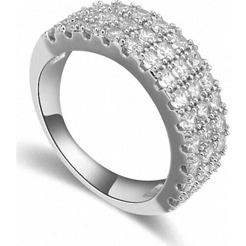 TRACYSWING Real Austrian Crystals Brand AAA Zirconia Micro Inlays Fashion Ring for women New Geometric Th-109999