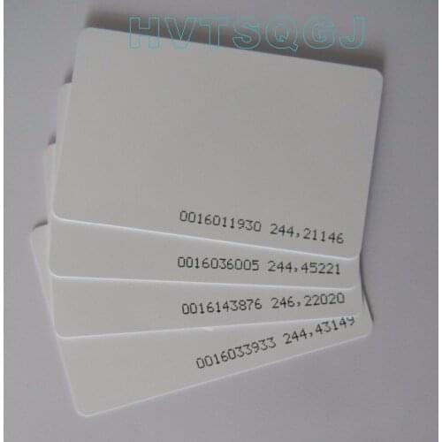 10pcs Free shipping Cheap 125khz smart TK4100 blank rfid card