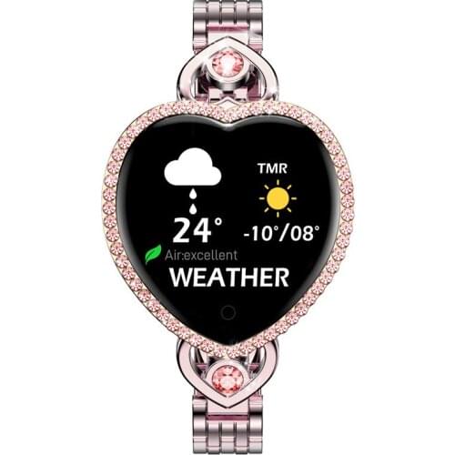 12 pcs T52S 5 FM08 10 M6 2 X16 smart watch smartwatch health sports Blood pressure heart rate Heart-shaped Diamond