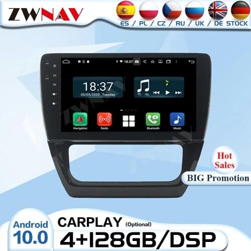 2 Din Carplay Android 10.0 Radio Receiver For Volkswagen VW SAGITAR 2012 2013 2014 Audio Stereo Video Player CAR GPS Head Unit