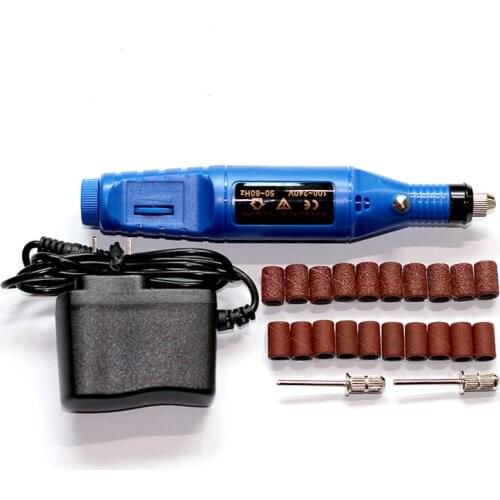 20 Sanding Sleeves Bands Shaping Drill Set Mini Nail Files Power Drill Set Electric Drill Tool kit Gel Polish Remover Rasp Tools