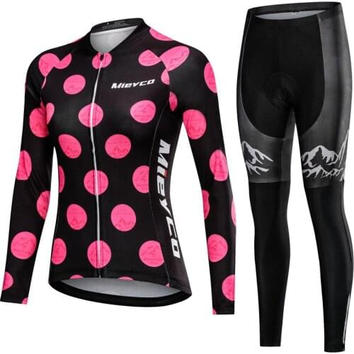 2020 Cycling Clothes Set Anti-UV Cycling Set Bib Pants And Jerseys Long Sleeve Cycling Jersey Biking Clothes MTB Bike Wear Race
