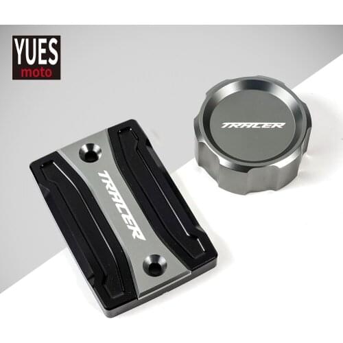 Motorcycle Accessories CNC Front & Rear Brake Fluid Reservoir Cap cover High Quality For YAMAHA TRACER 700GT 900GT 900 700 gt