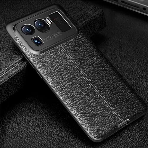 For Xiaomi Mi 11 Ultra Case for Xiaomi Mi 11 Ultra Lite Cover Rubber Silicon TPU Protective Shell Funda Capa Business Phone Case