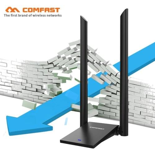 COMFAST CF-WU782AC MT7612UN 1300Mbps Free driver wireless USB wifi Adapter 5.8G dual band dual antenna pc wireless network card