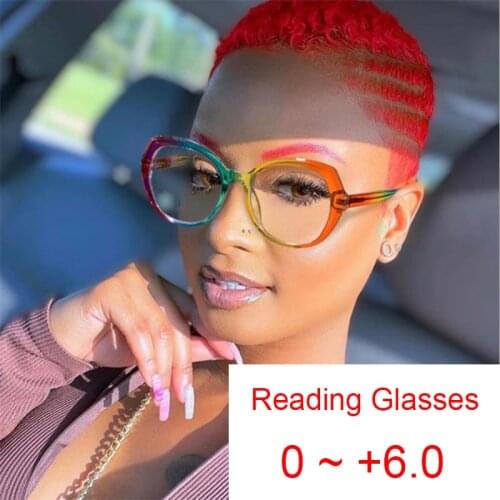 Anti Blue Light Blocking Colorful Round Reading Glasses Women Men High Quality Fashion Computer Presbyopic Glasses 0 +1.0 2.5 3