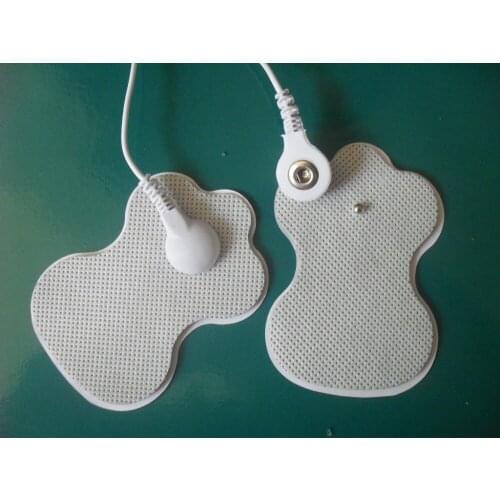 DHL freeshipping 1000pcs/lot white Non-woven Electrode Pads for Tens Acupuncture,Slimming massager , Digital Therapy Machine