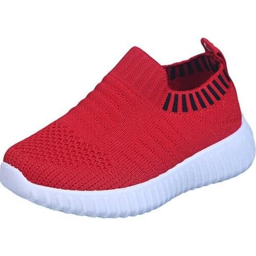 Childrens Single Shoes Fly Woven Casual Style Shoes Breathable Student Shoes Sneakers Running Non-slip for Boys and Girls Hot