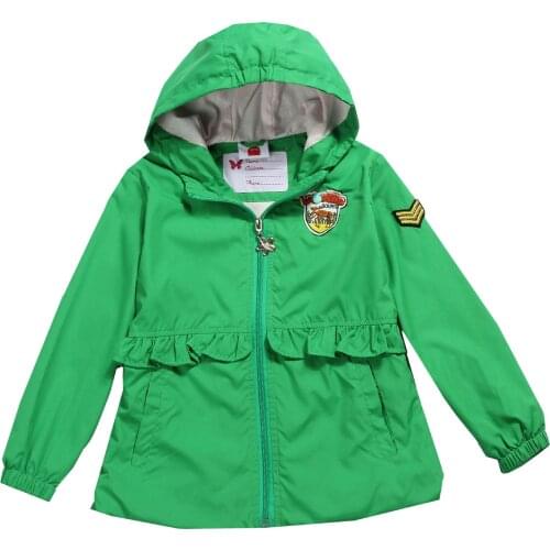 Girls Long Sleeve Hooded Flowers Side Thick Fleece Winter Jacket Coats Windbreak Softshell Warm Keeping Outdoor Jacket Coats