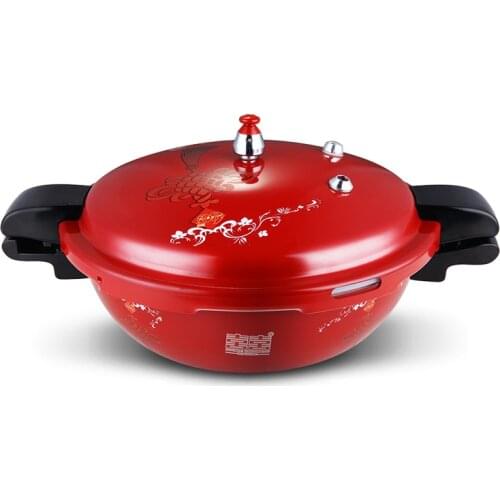 2.2L Pressure cooker Induction cooker dedicated Aluminum alloy 20cm Composite pot bottom 2-3 people use