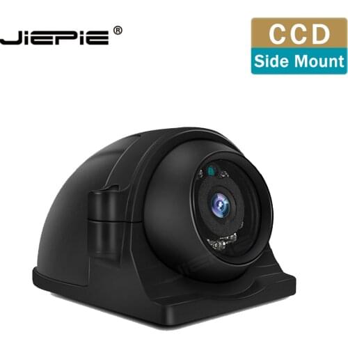 JIEPIE Heavy Duty Car Side view camera CCD Reverse Camera with 120 degree Night Vision Side mount camera for Bus Truck Trailer