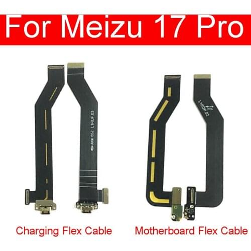 Main Board Motherboard LCD Flex Cable For Meizu 17 Pro 17T Usb Charging Flex Ribbon Cable Replacement Repair Parts
