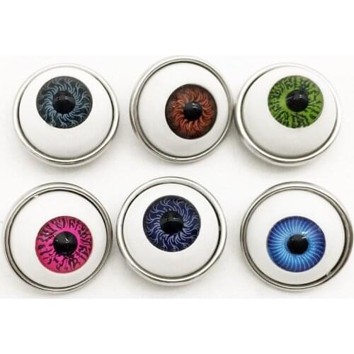 18mm eye Metal Snap Button For Bracelet (fit 18mm 20mm Snap jewelry ) MQ2231