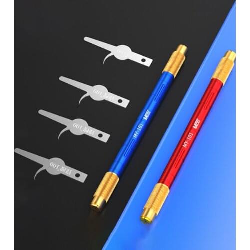 Multi-function CPU Blade IC Chip NAND Knife Motherboard Repair Tool UV Glue Cleaner Remove rBlade Disassemble Processor Tools