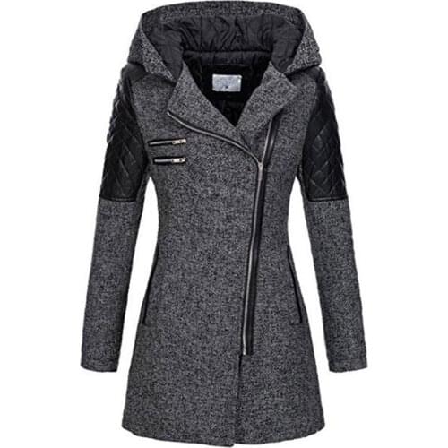 MOONBIFFY Women's Coats With Zippers