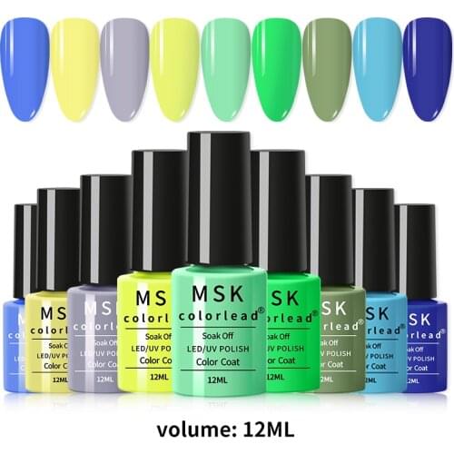 MSK COLOR LEAD Stained Glass Gel Nail Polish