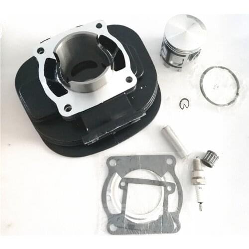 Motorcycle Cylinder Set with Piston Gasket Kit 66mm Diameter For Yamaha BLASTER 200 YFS200 DT200 Replacement 93450-17044-00