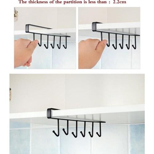 Wall Mounted Mop Organizer Holder Brush Broom Hanger Storage Rack Kitchen Tool Wall Housekeeper Accessory Hanging Pipe Hooks