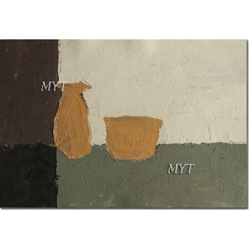 New Simple Design Handmade Classical Bottle Canvas Picture Oil Painting Modern Paintings Wall Hanging Decorative Abstract Art