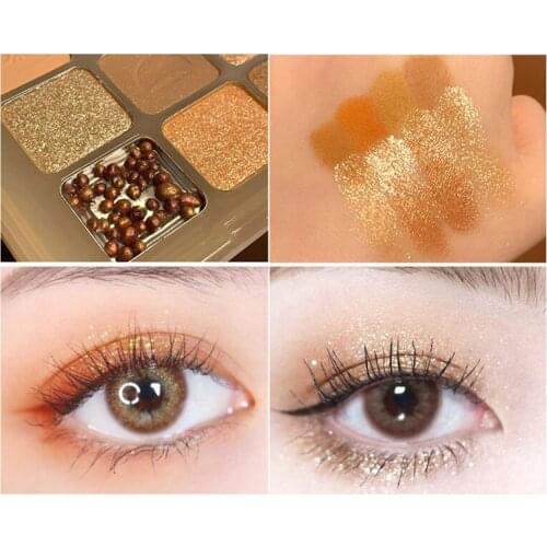 Eyeshadow Palette Eye Colors In Mix Of Shimmer Lasting Colourful Earth Color Eyeshadow Palette For Girl Women Maquillaje