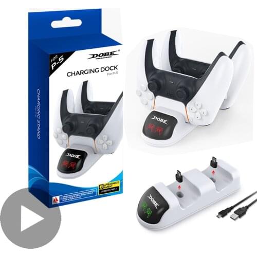 Controller Charging Stand For Sony Playstation Play Station PS 5 PS5 Accessories Holder Gamepad Remote Control Support Joystick