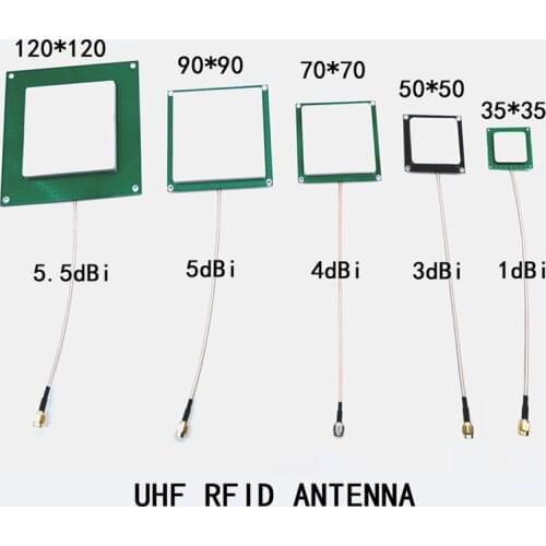FONKAN Full Size Custom-Made Connector And Cable Length UHF RFID 860-960Mhz 2dBi Ceramic Antenna For Reader Module