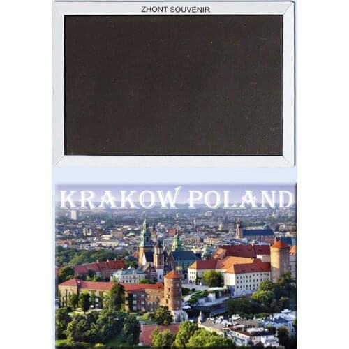 Rectangle Metal Wrapped Magnets,Krakow Souvenir,Poland Tourist Fridge Magnets 21498