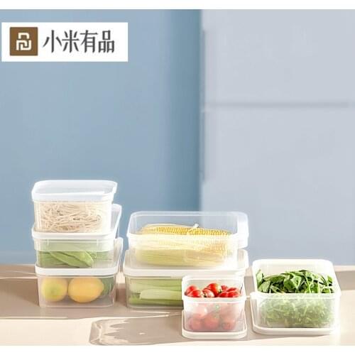 Quange Ag+ Silver Ion Preservation Box Vegetable Fruit Meat PP Antibacterial Baterial Sealed Keep Fresh Moistureproof Crisper