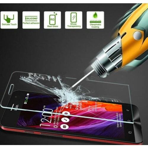 Ultra-thin Glass FOR Asus Zenfone Go ZB500KL ZB500KG ZB500 500KL 500 500KG Screen Protector Film Protective Screen Cases Cover