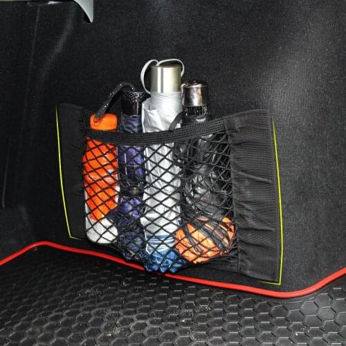 Universal Car Back Rear Mesh Trunk Seat Elastic String Net for Opel astra h j g k insignia corsa d vectra c astra astra k vectra