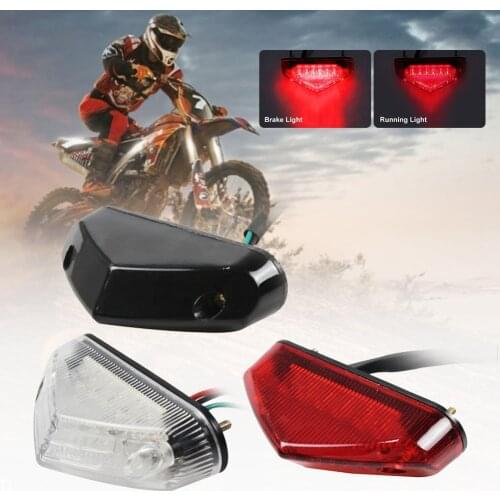 Universal Motorcycle Light Bar Strip DC 12V 12LED Brake Stop Tail Light DRL Indicators for Motorcycle Motorbike ATV Dirt Bike